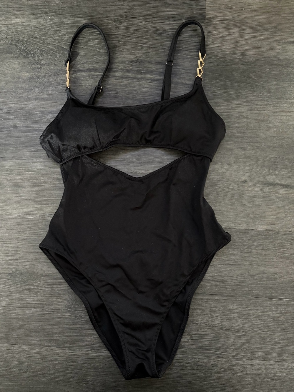 Victoria's Secret Black One-Piece Swimsuit with Cutout Detail